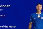 任意球破门，英超官方：恩佐当选切尔西1-1利物浦全场最佳球员