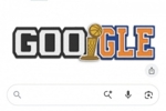 马刺vs尼克斯！谷歌首页logo已经更新为NBA总决赛主题设计